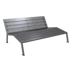 Chaise longue en acier Silaos® - PROCITY