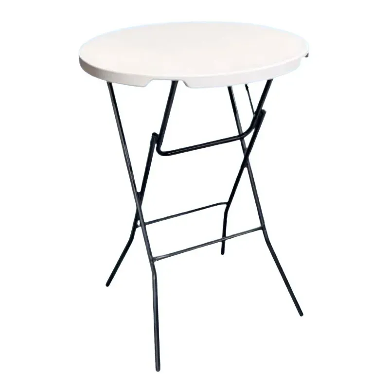 Table mange debout pliante en polypro