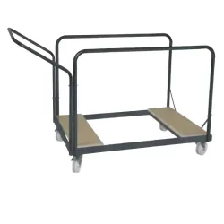 Chariot de transport pour tables rondes