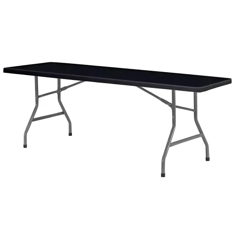 Table pliante polypro noire